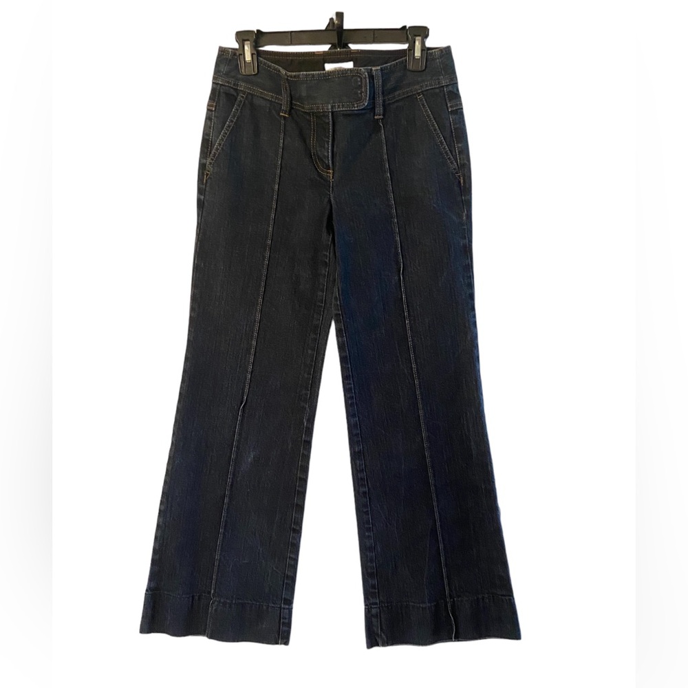 Ann Taylor Loft Wide Leg Trouser Jeans Sz 2